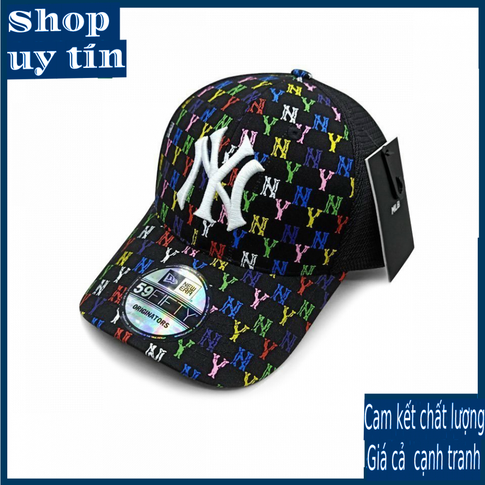Freeship - MŨ/NÓN KẾT LƯỠI TRAI N.Y THỜI TRANG NAM NỮ CAO CẤP - màu đen cá tính / màu trắng dễ thương