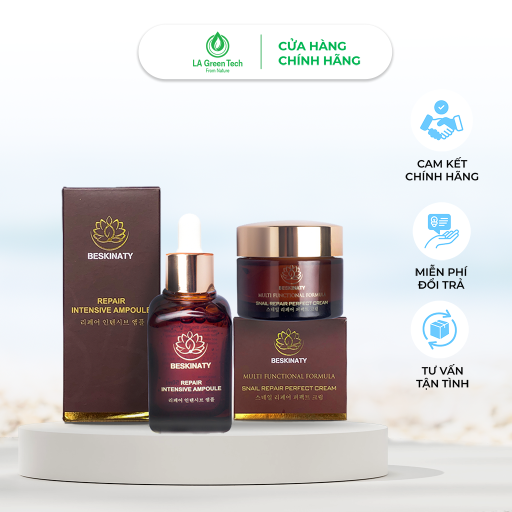 SALE 65%!! COMBO MỸ PHẨM HÀN QUỐC BESKINATY - DƯỠNG ẨM - LÀM SÁNG DA - CHỐNG LÃO HÓA