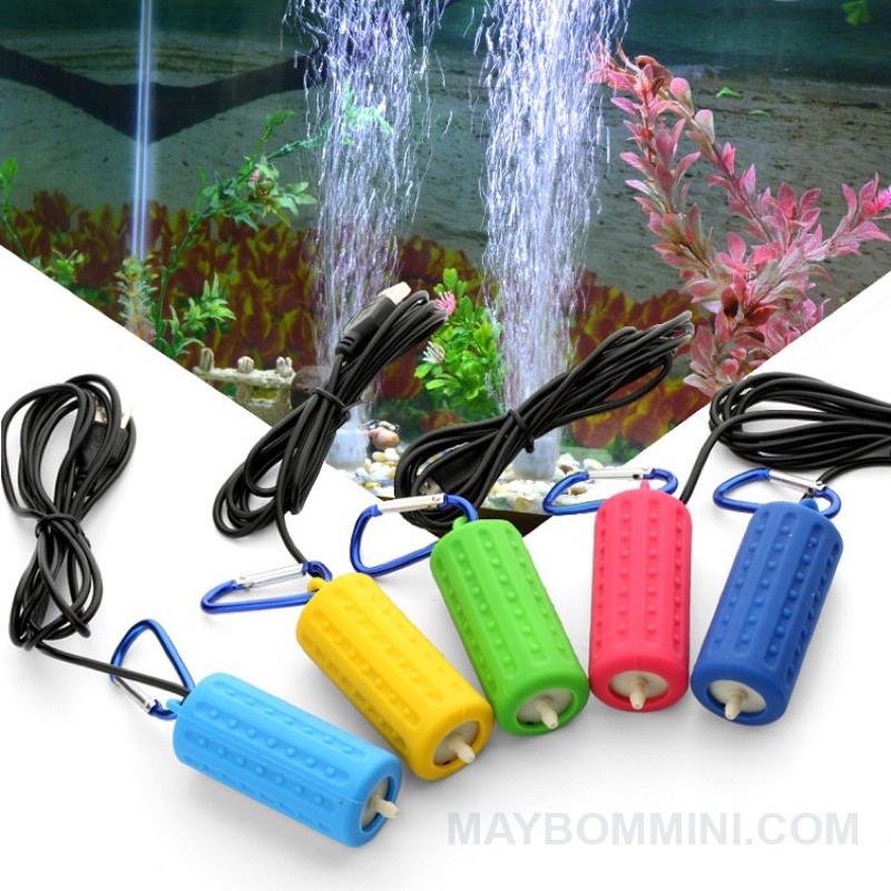 Máy sủi USB mini cho hồ cá đi câu cá tiện lợi