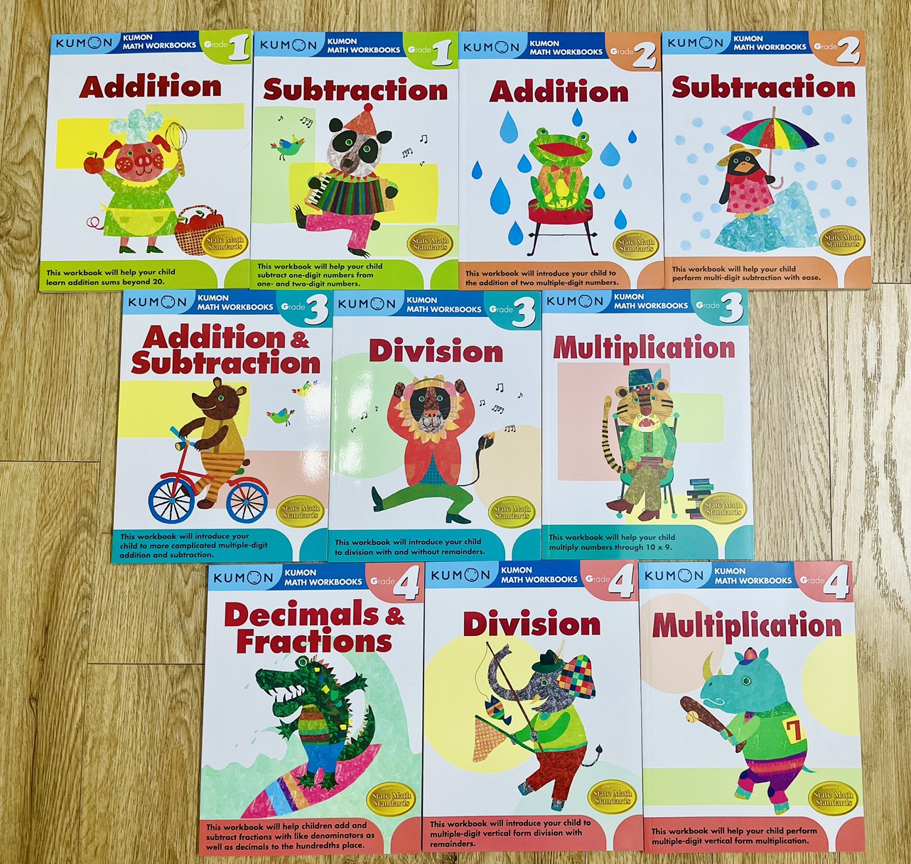 Kumon toán nhật bản-10Q bản màu