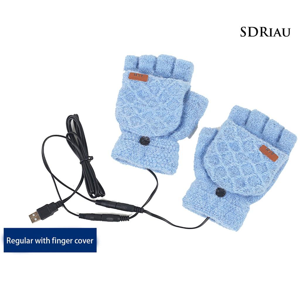 Găng Tay Giữ Ấm Mùa Đông Cổng Usb Dành Cho Nam Và Nữ