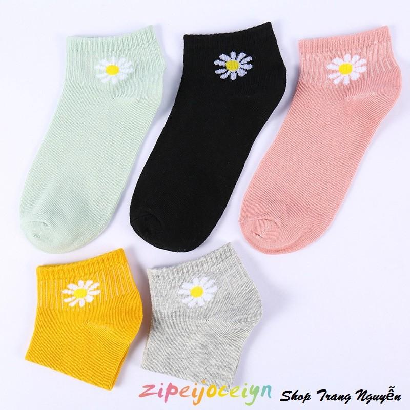 Set 3 đôi tất Hoa Cúc Hot Trend