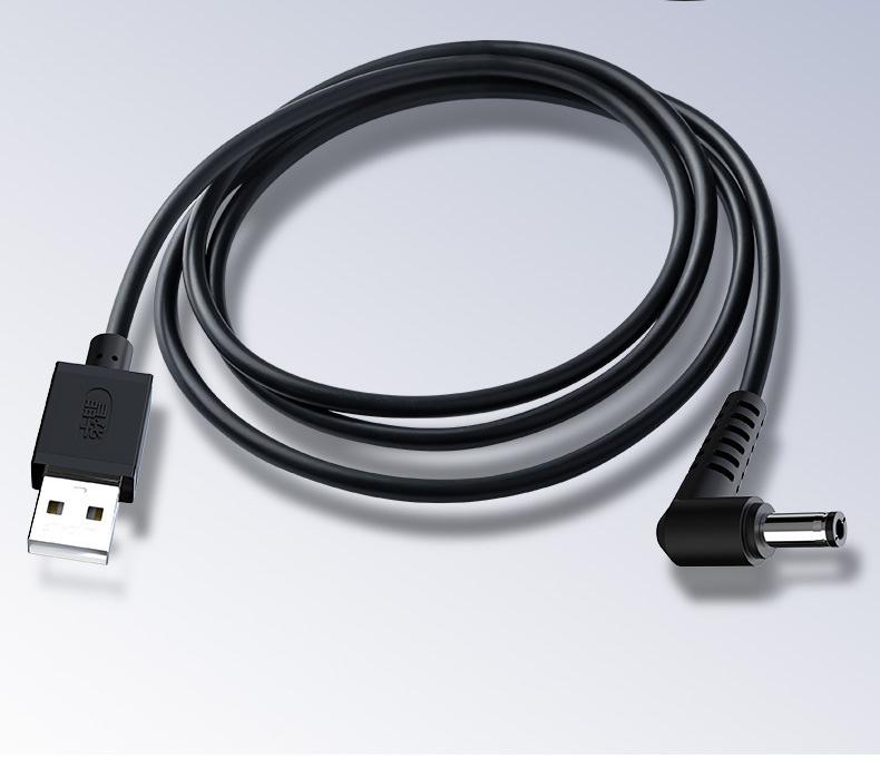 Cáp sạc usb đầu tròn 3.5mm gốc 90 độ - Jinghua u550c - Hồ Phạm