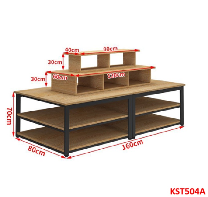 Kệ trưng bày sản phẩm, hàng hóa , kệ siêu thị , cửa hàng KST504A - NỘI THẤT LẮP RÁP VIENDONGADV
