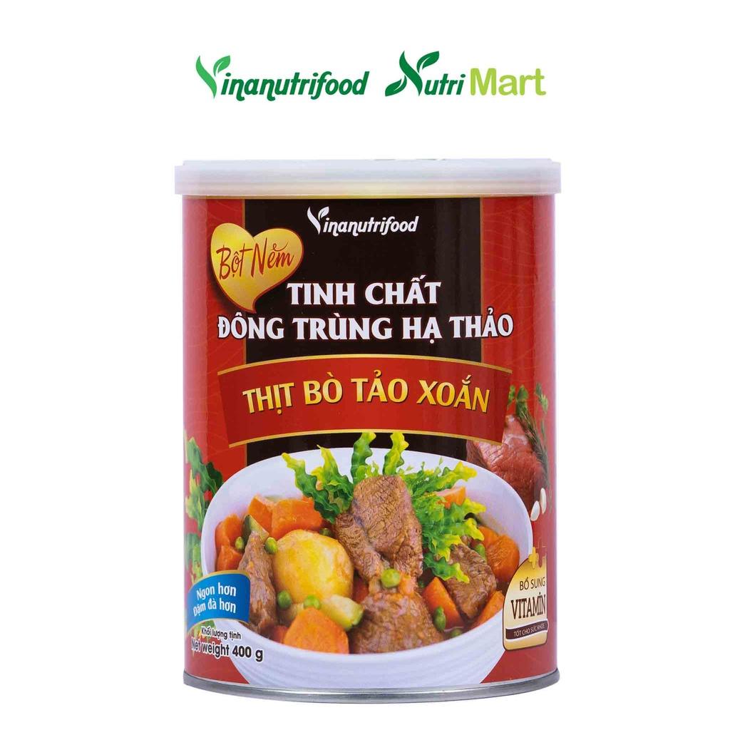 Bột Nêm Đông Trùng Hạ Thảo Thịt Bò Tảo Xoắn Vinanutrifood, Hộp 400g