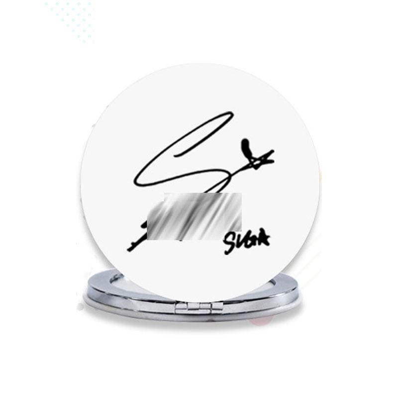 Gương mini cute Suga BTS hình tròn 1 mặt