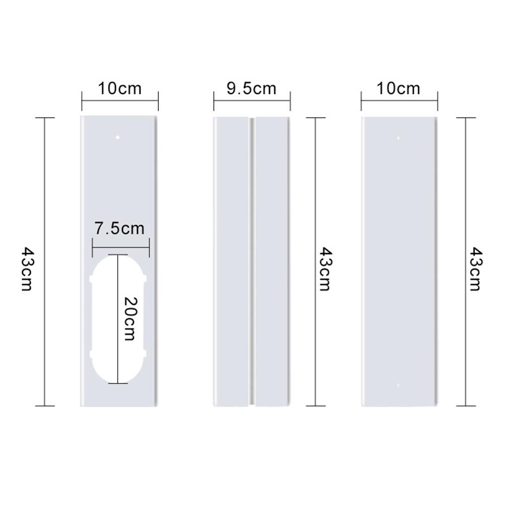 Air Conditioner Window Kit with Coupler Universal
