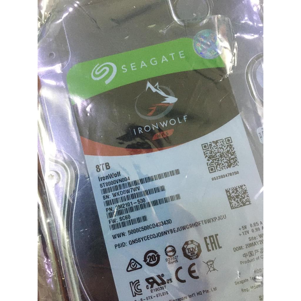 Ổ Cứng HDD NAS Seagate IronWolf 8TB - ST8000VN004