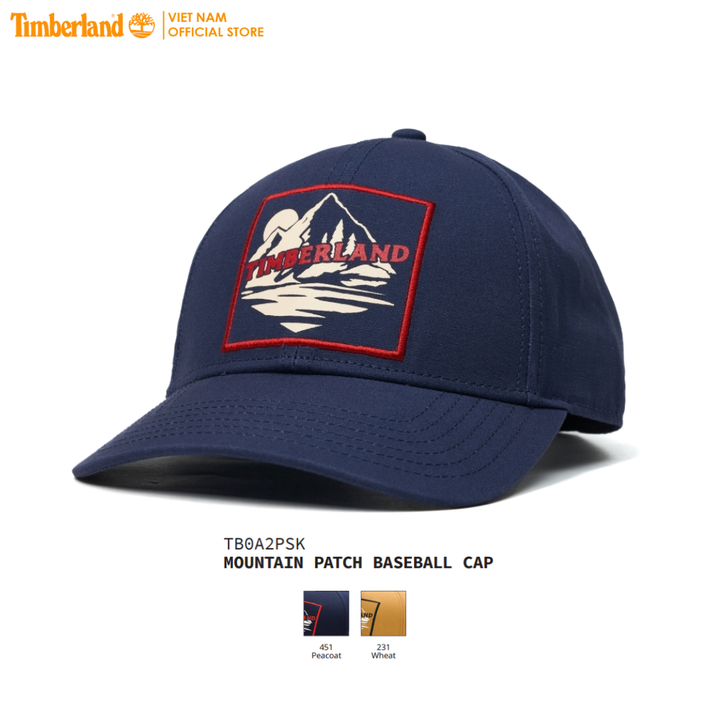 Timberland Nón/Mũ Lưỡi Trai Nam Mountain Patch Baseball Cap TB0A2PSK