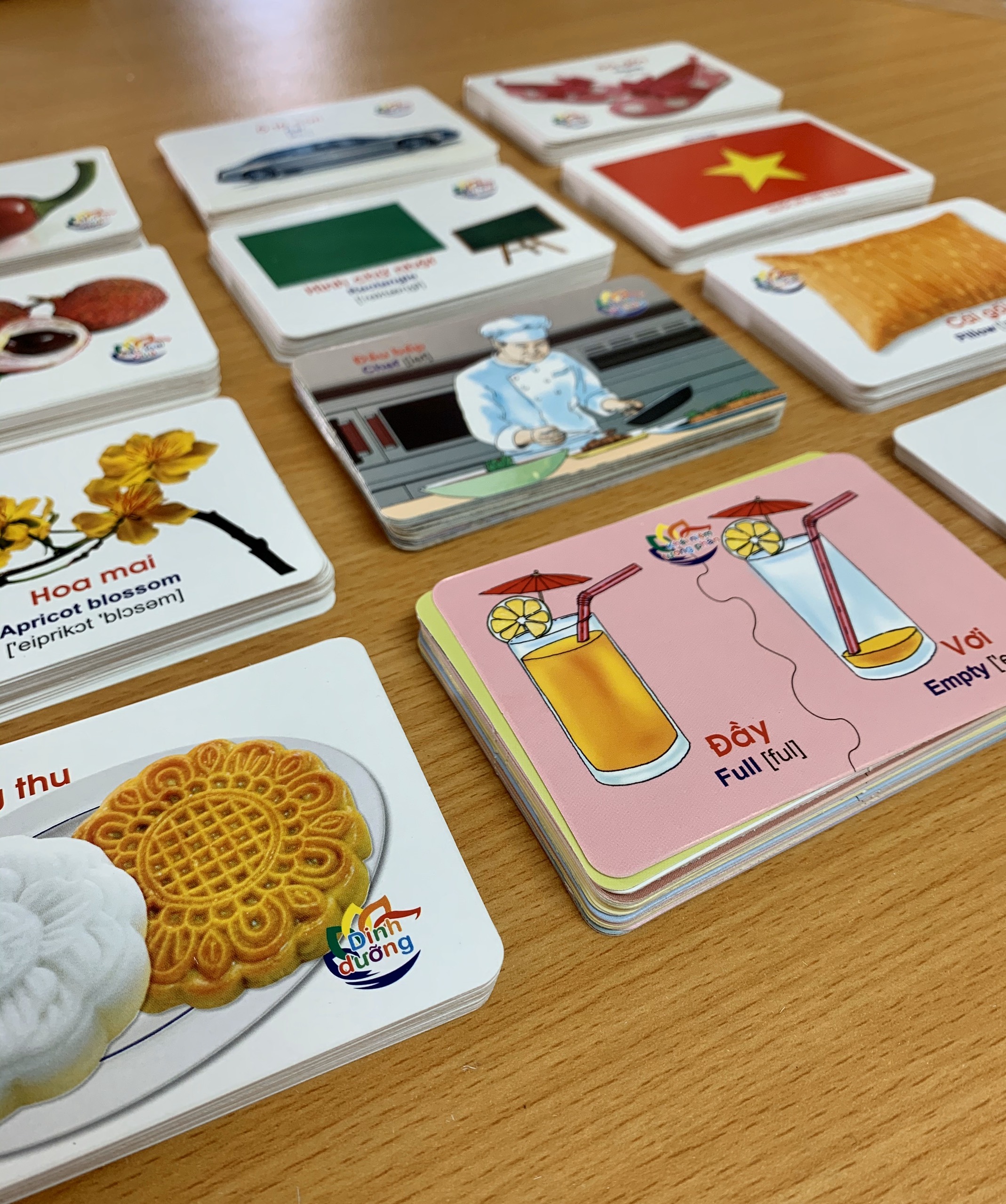 Bộ Thẻ Học Thông Minh thế giới xung quanh Flashcards Cho Bé bộ 416 Thẻ Học với 16 chủ đề