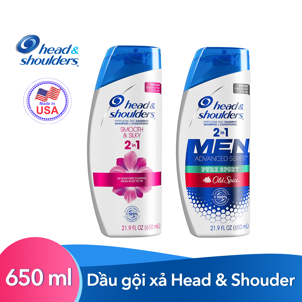 Dầu gội xả Head &amp; Shoulder 2IN1 650ml