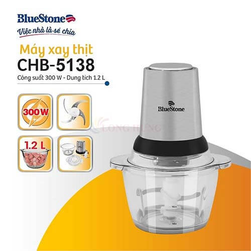 Máy xay thịt Bluestone CHB-5138 - Hàng chính hãng