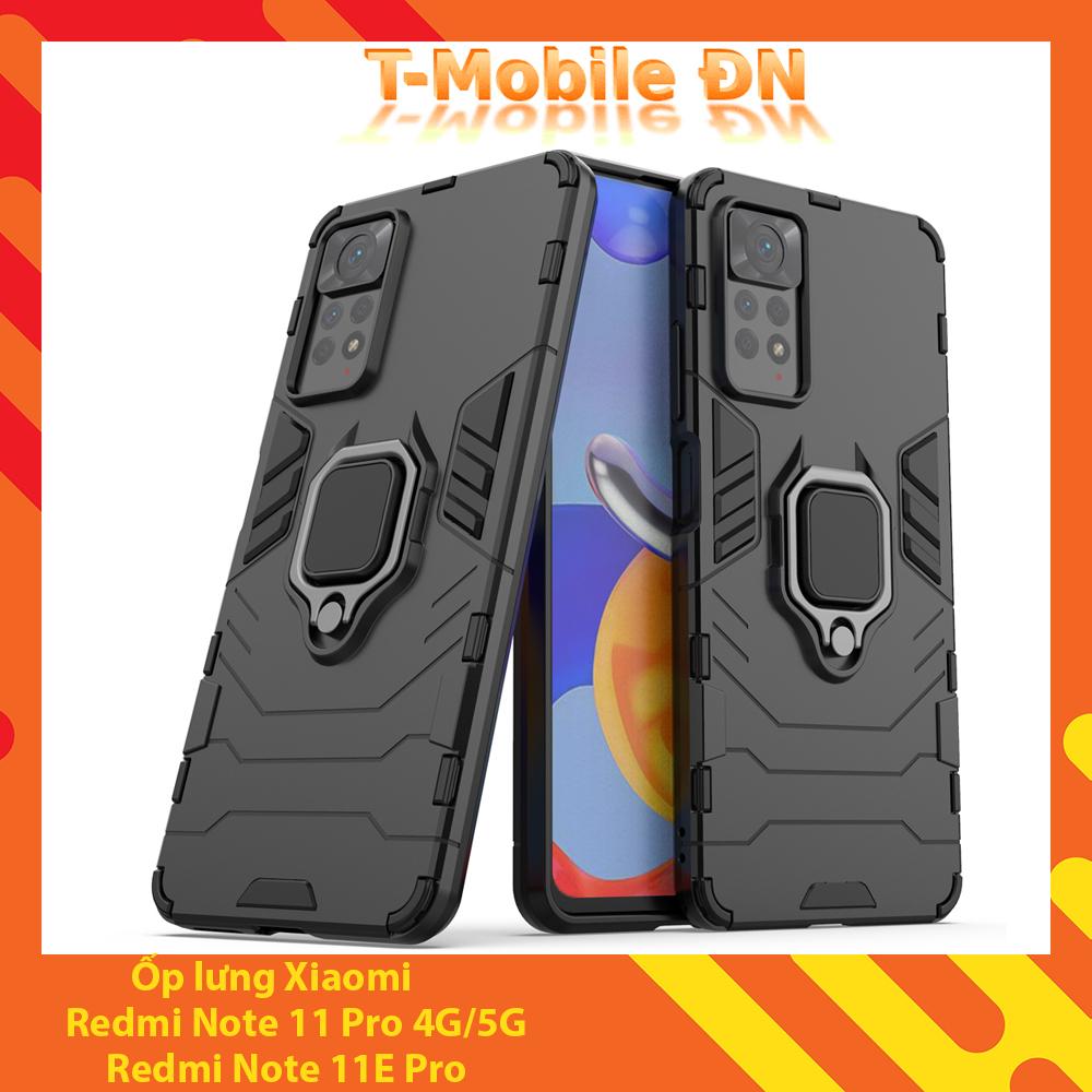 Ốp lưng cho Xiaomi Redmi Note 11 11E 12 Pro 4G/5G iRON MAN IRING Nhựa PC cứng viền dẻo chống sốc