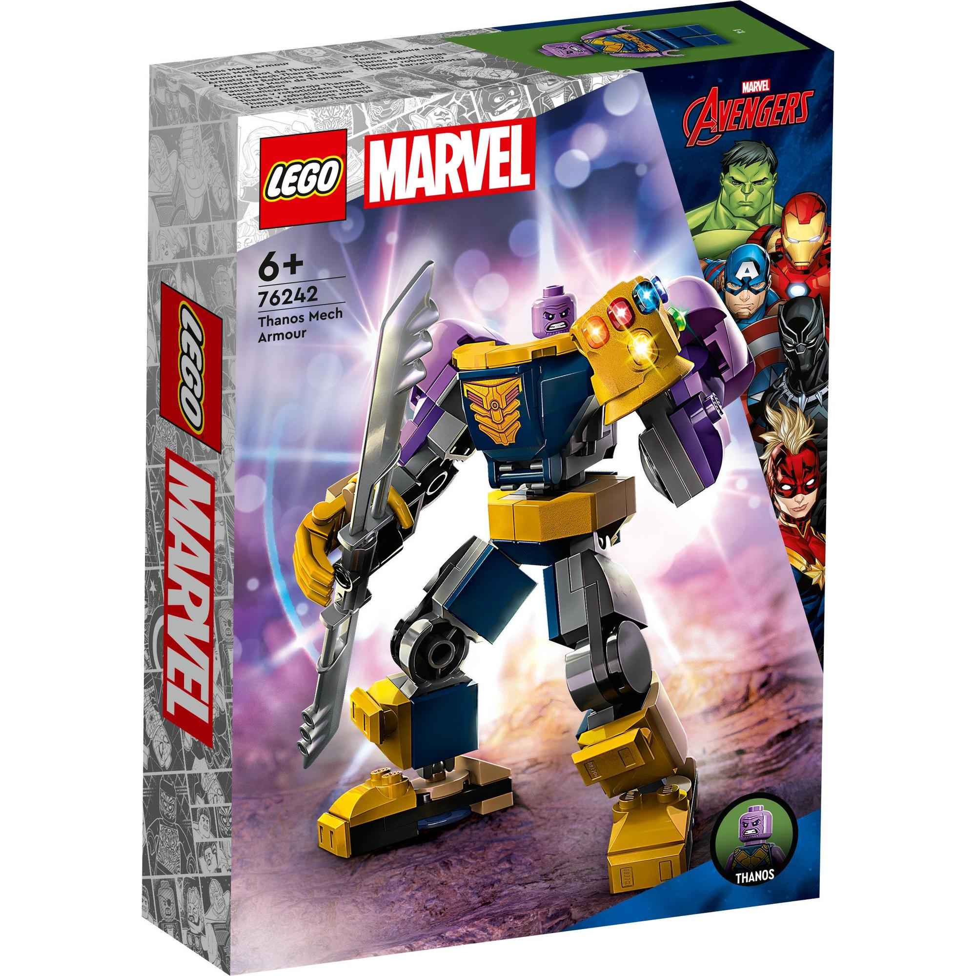 LEGO Superheores 76242 Chiến Giáp Thanos (113 Chi Tiết)