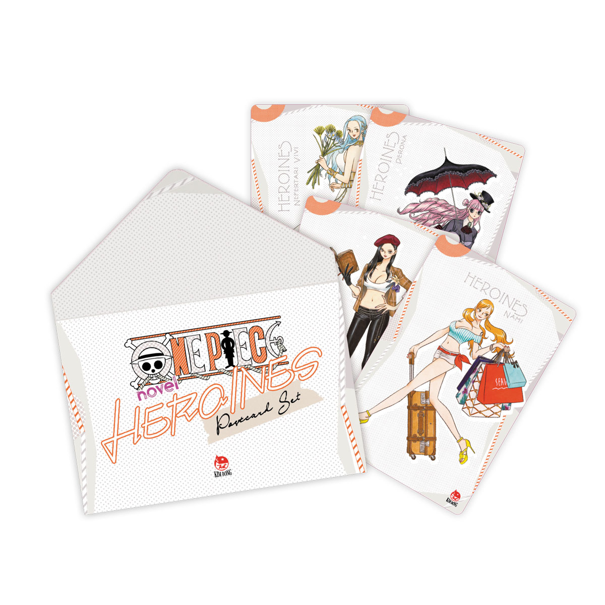 Tiểu Thuyết One Piece - HEROINES - Tặng Kèm Obi + Set Postcard