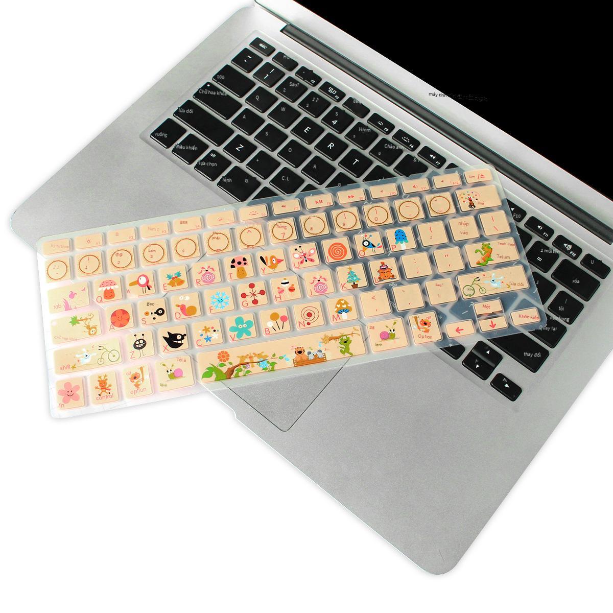 Phong cách mới nhất phù hợp với màng bàn phím Apple Mac Air13.3 inch Pro retina Tấm bảo vệ máy tính xách tay 15 inch