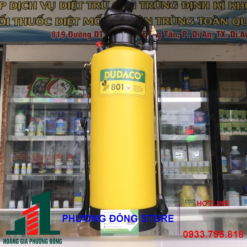 Bình bơm phun  thuốc DUDACO B-801 _ 8 LÍT