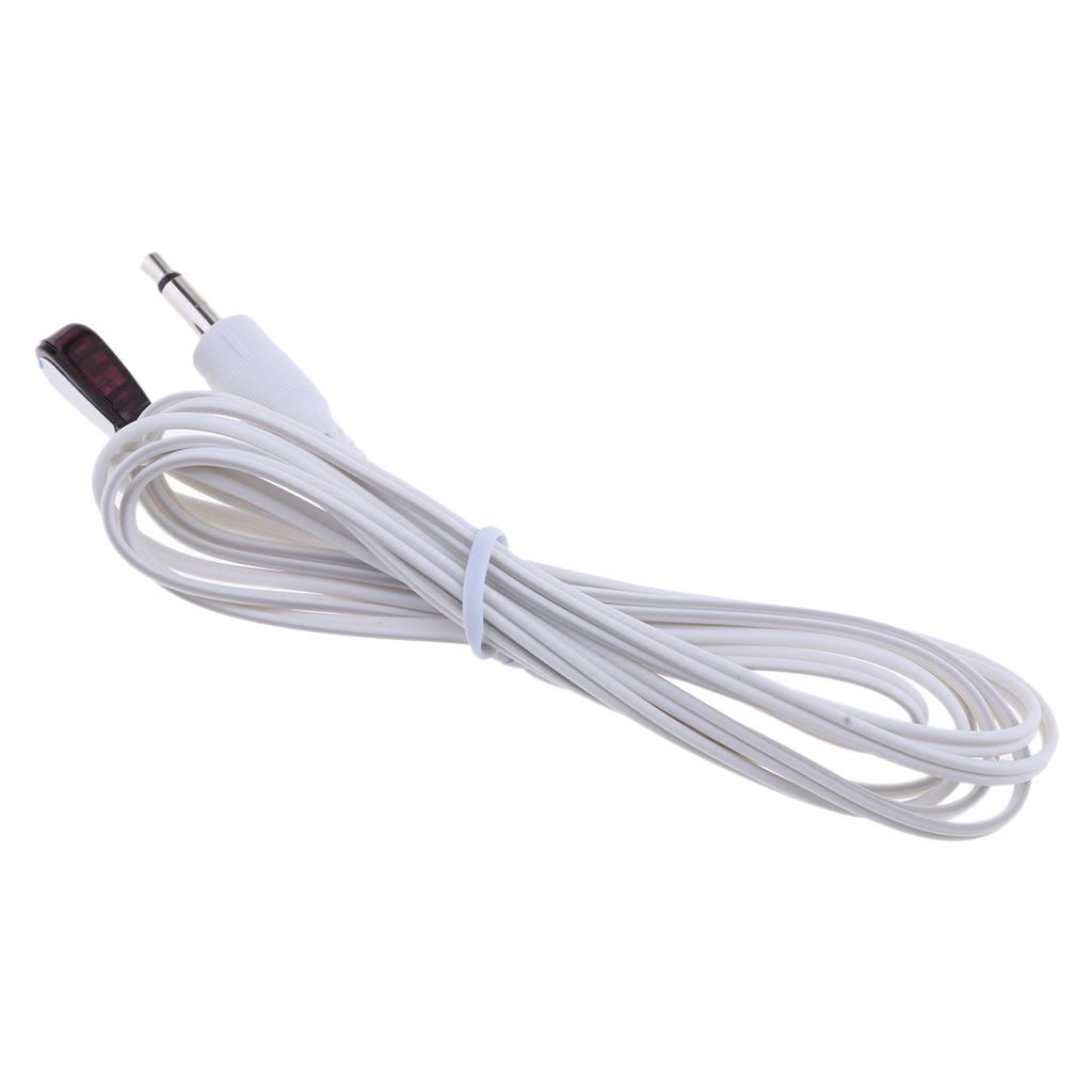 Universal 1.5Meter IR Emitter Cable Infrared Receiver Extension Cable Video System White