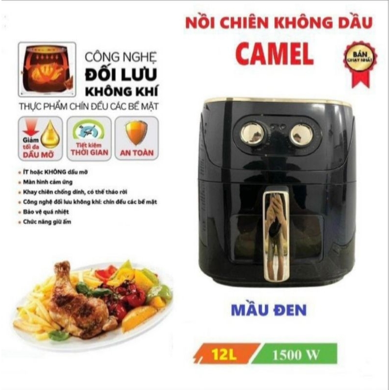 Nồi chiên không dầu CAMEL Vân Phương Shop - Hàng nhập khẩu