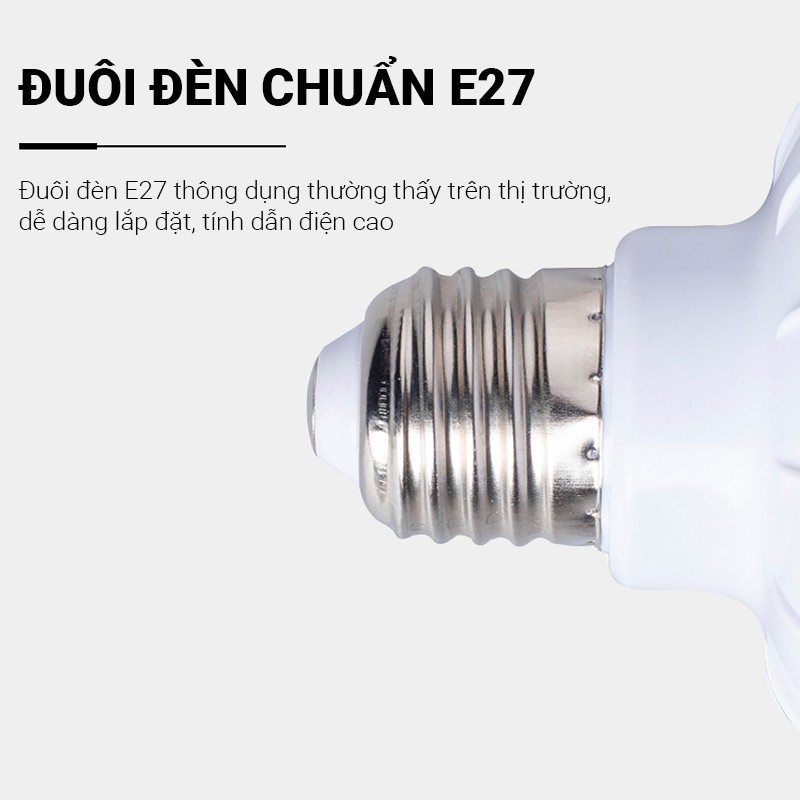 Bóng đèn LED 15w, đui E27 AC 150-220V, chức năng chiếu sáng kiêm sát thủ diệt muỗi và côn trùng