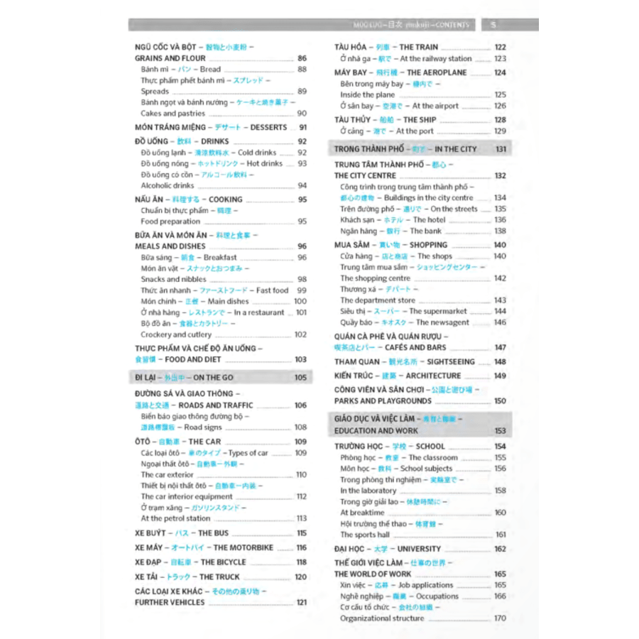 PONS GENERAL REFERENCE – TRILINGUAL VISUAL DICTIONARY Vietnamese–Japanese–English