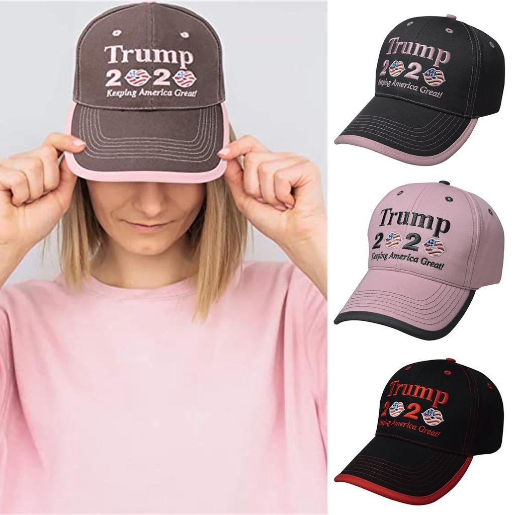 Women Baseball Hat Trump 2020 US Election Campaign Cap For Outdoor Camping Sunproof Hats For Adult