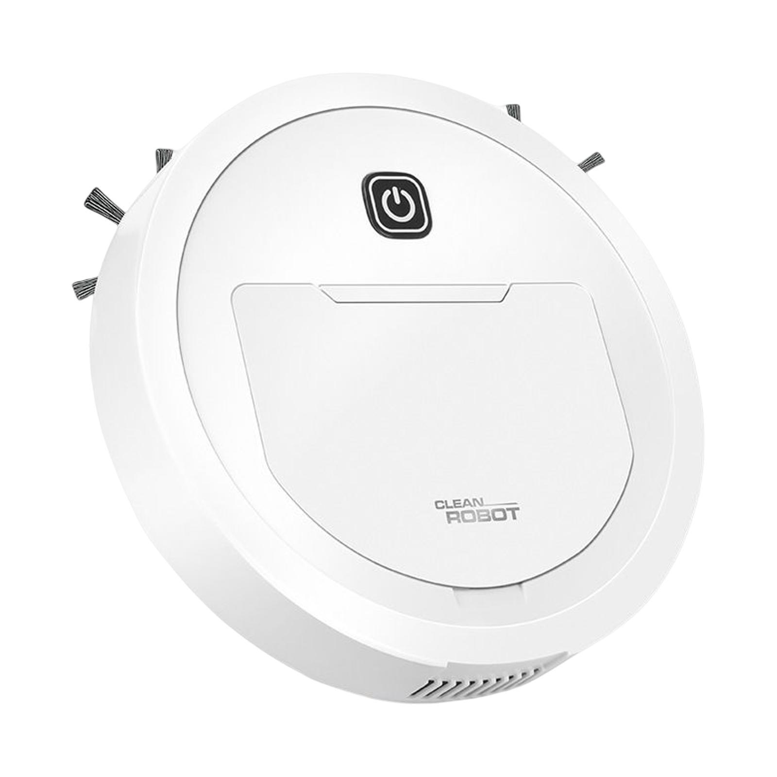 Suction Cleaner White Quiet Intelligent Robot Vacuum for Office Carpet