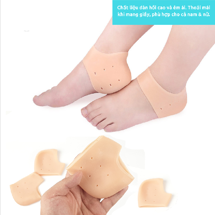 Sét 2 miếng đệm cao su mềm bảo vệ gót chân khi mang giày ,chống nứt gót ,bảo vệ mắt cá ,chống đau chân - HENRYSA