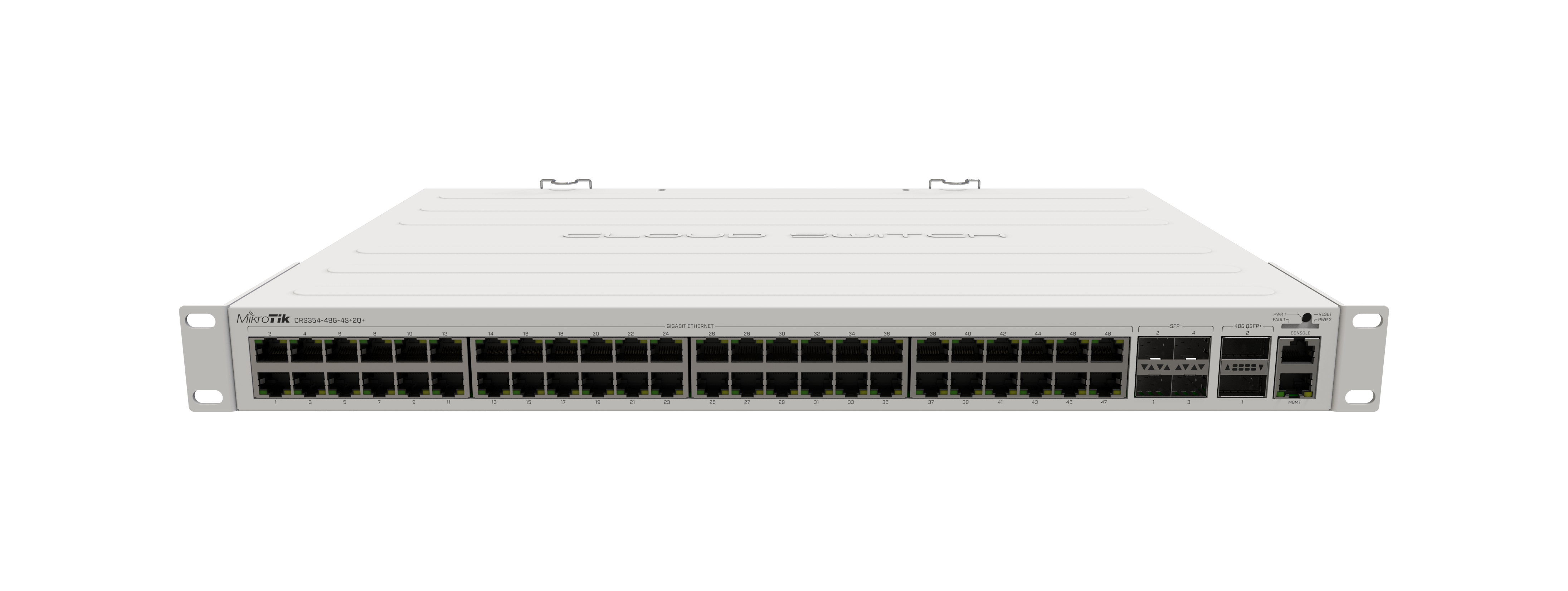 Thiết bị cân bằng tải Cloud Router Switch Mikrotik CRS354-48G-4S+2Q+RM - Hàng chính hãng