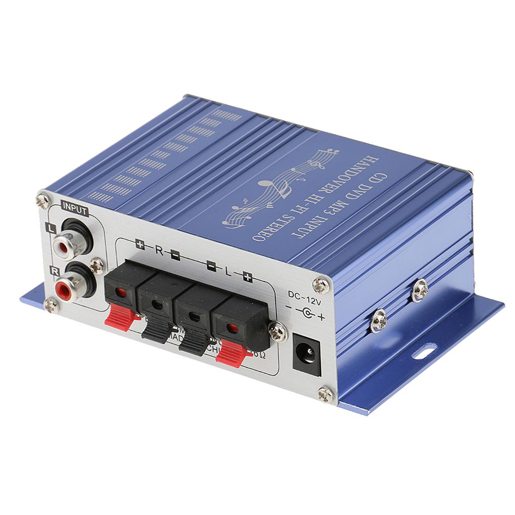 12V Hifi Stereo Âm Thanh Loa Máy Tính MP3 Đầu Vào Xe Nhà