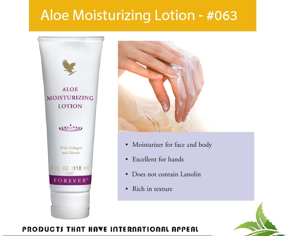 Kem dưỡng ẩm Aloe Moisturizing Lotion (#063) -118ml