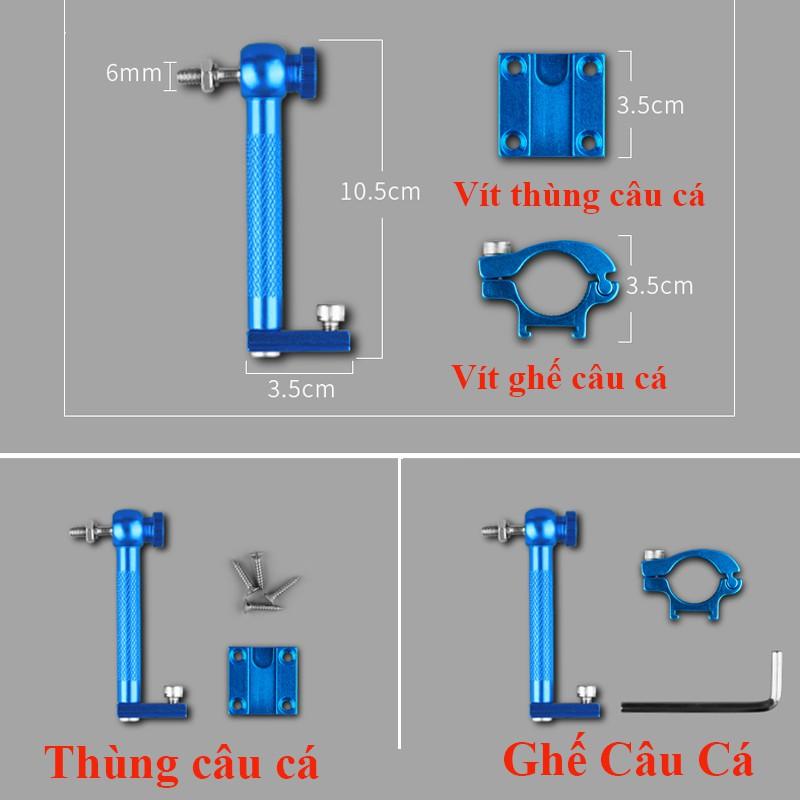 Pat Gắn Đèn Trợ Sáng - Lắp Ghế Câu , Thùng Câu Chuyên Dụng Cao Cấp LK-7