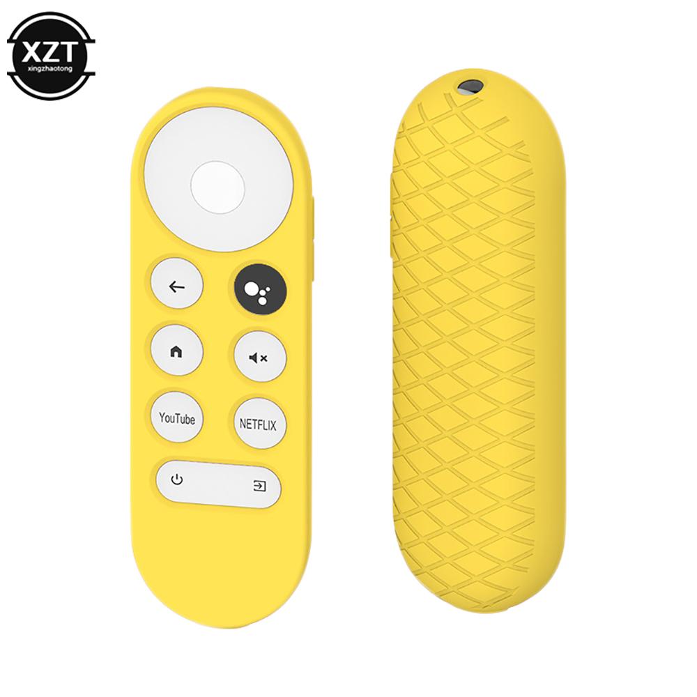 Vỏ silicone mềm chống trượt cho vỏ bảo vệ điều khiển từ xa của Chromecast cho bộ điều khiển từ xa bằng giọng nói của Chromecast TV 2020