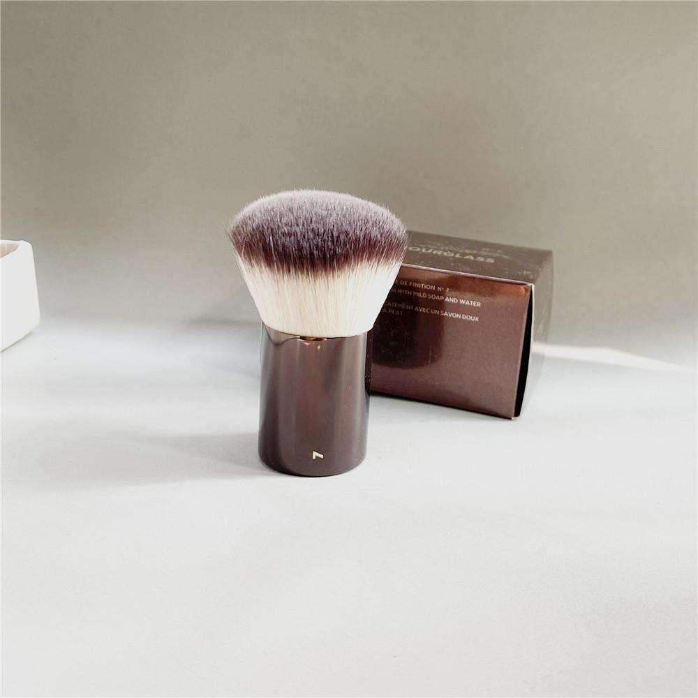 Đồng Hồ Cát No.7 Trang Điểm Di Động Rời Bột Bronzer Cọ Kabuki Tay Cầm Kim Loại Làm Đẹp Cọ Trang Điểm