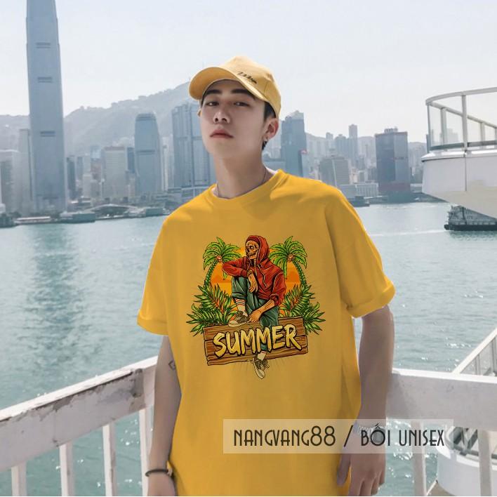 Áo Thun Nam Nữ Bone Man Summer Thiết Kế Siêu Đẹp