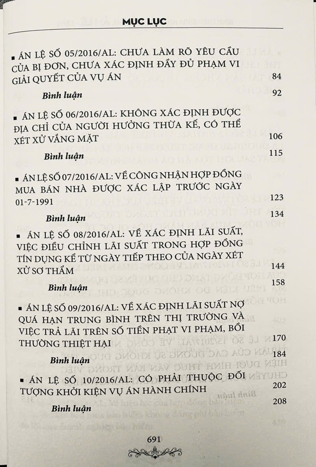Bình Luận Khoa Học Bản Án Và Án Lệ
