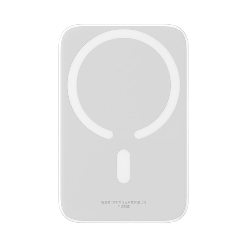 Pin Sạc Dự Phòng Không Dây Tích Hợp Nam Châm Baseus Magnetic Mini Air Wireless Fast Charge Power Bank 6000mAh 20W - Hàng chính hãng