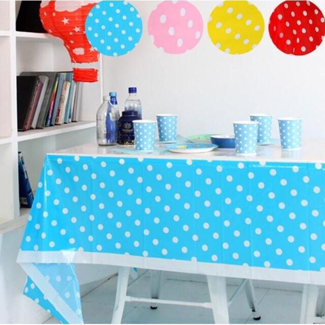 Khăn trải bàn vintage, khăn trải bàn sinh nhật không thấm nước dùng để trang trí bàn tiệc sinh nhật