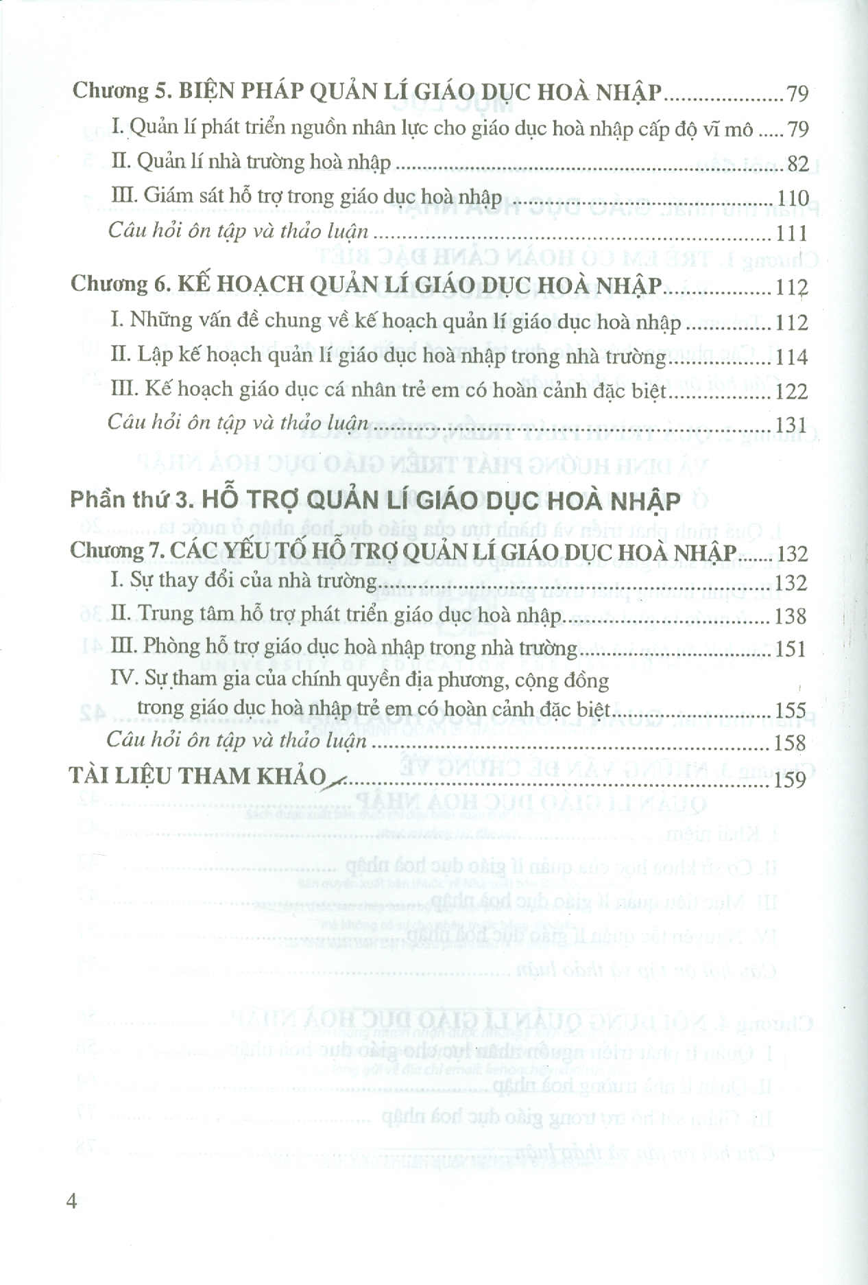 Giáo Trình Quản Lí Giáo Dục Hòa Nhập