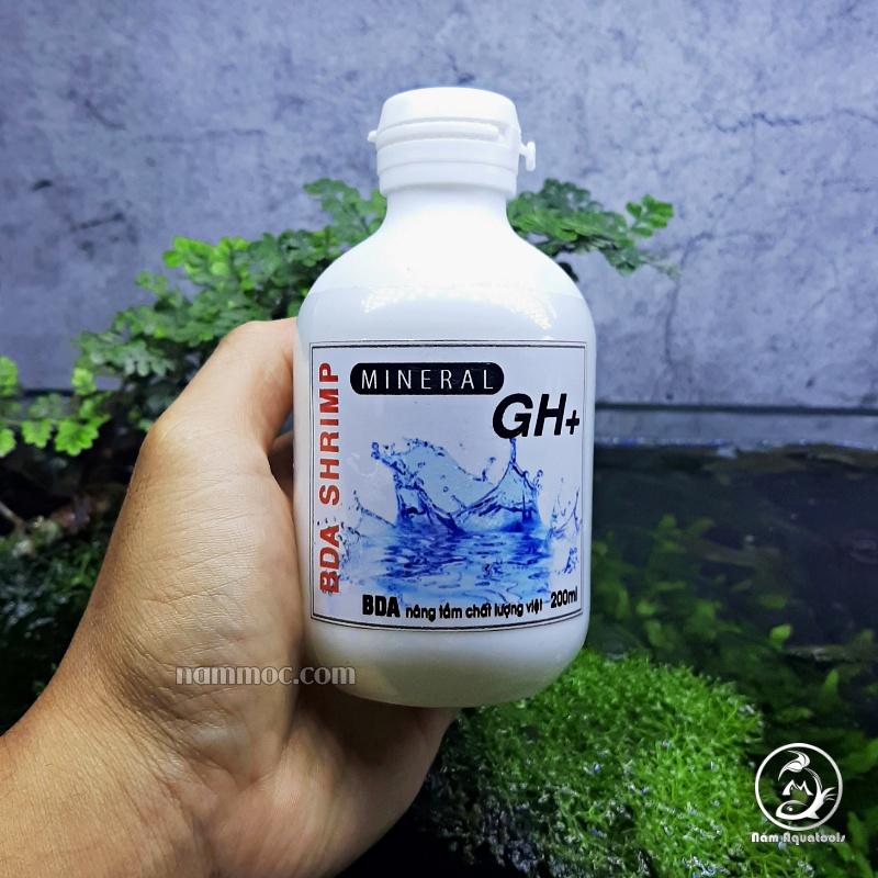 Khoáng nước BDA Mineral gH+ - Bổ Sung Các Khoáng Chất Cần Thiết Cho Tép Cảnh