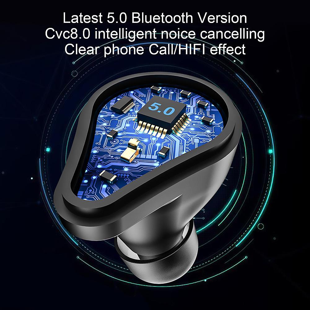 Tai Nghe Bluetooth Cao Cấp 5.0 TWS-T9 Tai Nghe Nhét Tai - Chống Nước IPX7 - Pin 7000Mah - Tự Động Kết Nối - Cảm ứng vân tay- hàng chính hãng -Tặng Một Móc Móc Chìa Khoá LAVATINO