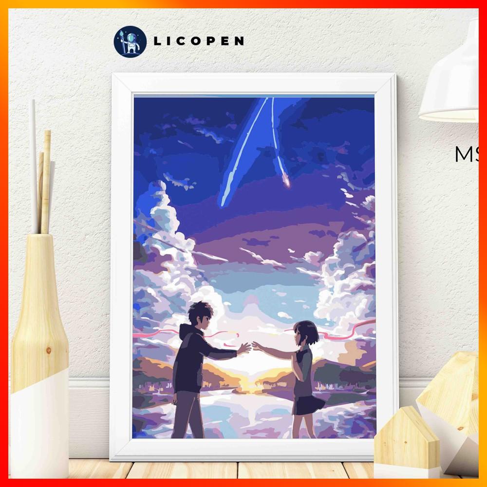 Tranh Tô Màu Theo Số Licopen - Tranh Your Name - MS165