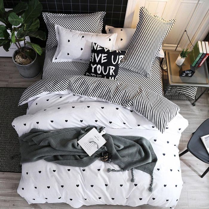 Bộ chăn ga gối Cotton cao cấp 1m6x2m THC113