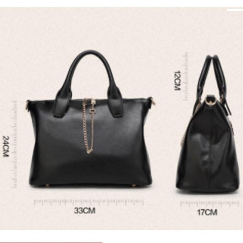 Bộ 3 túi xách nữ thời trang phong cách Đồ Da Thành Long TLG 208012