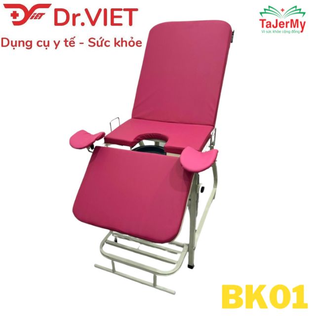 Bàn khám sản phụ khoa Tajermy TJM-BK01 -  thiết bị không thể thiếu trong mỗi bệnh viện, trung tâm y tế và các phòng khám chuyên về sản, phụ