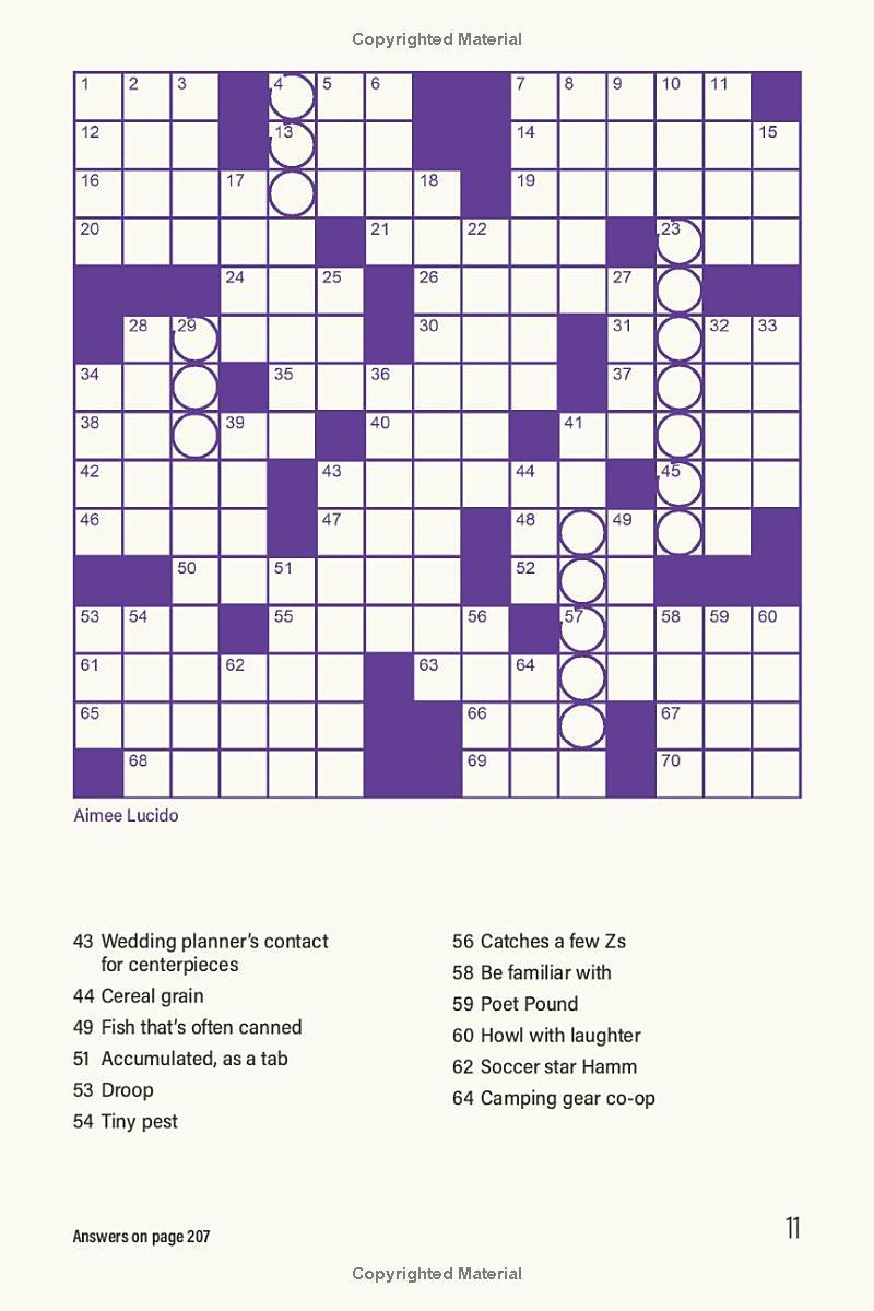 Sách ngoại văn: 100 Stress - Relieving Crossword Puzzles To Sharpen Your Mind