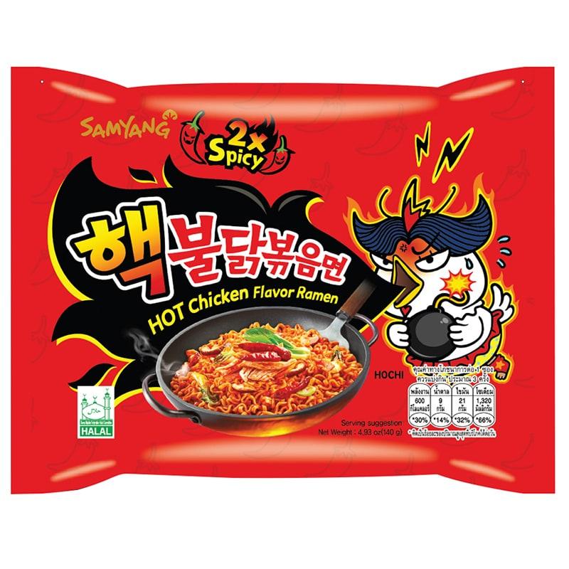 Mì khô gà cay 2x Spicy 140g