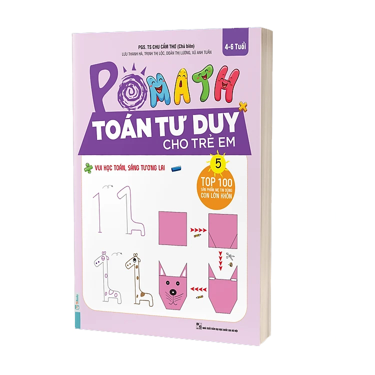 Combo Trọn Bộ Sách PoMath - Toán Tư Duy Cho Trẻ Em 4-6 Tuổi