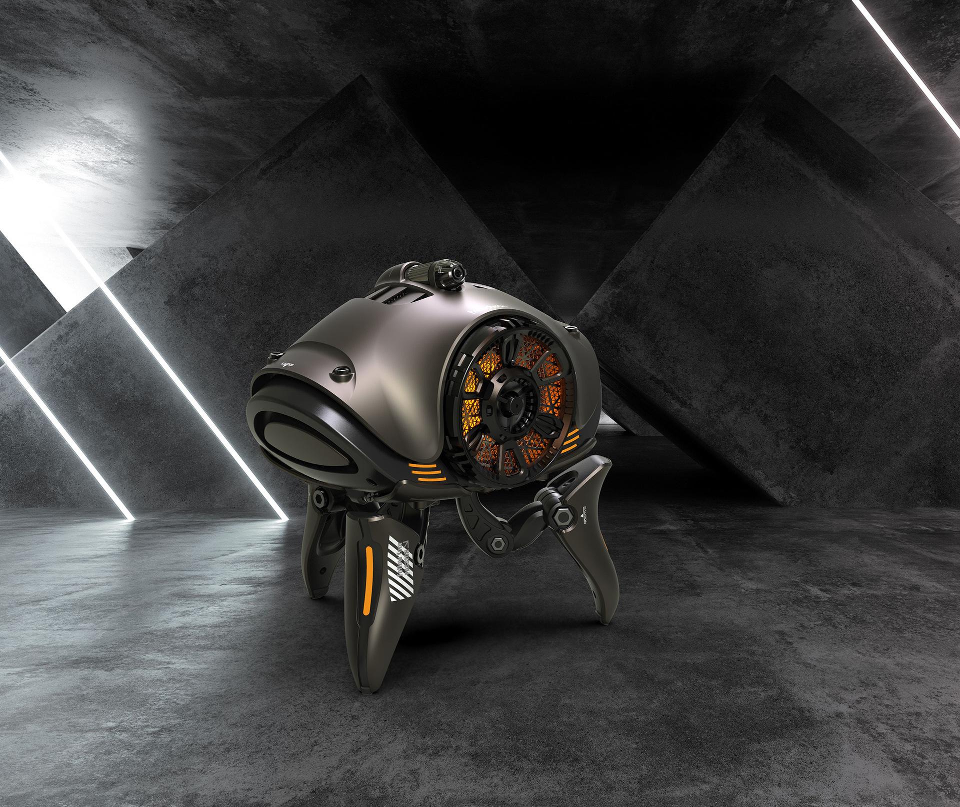 Robot chất lượng cao robot không dây bluetooth loa siêu loa siêu âm trung tâm âm nhạc âm thanh bao quanh tws tốt hơn cho máy tính tv caixa de som Color: Green