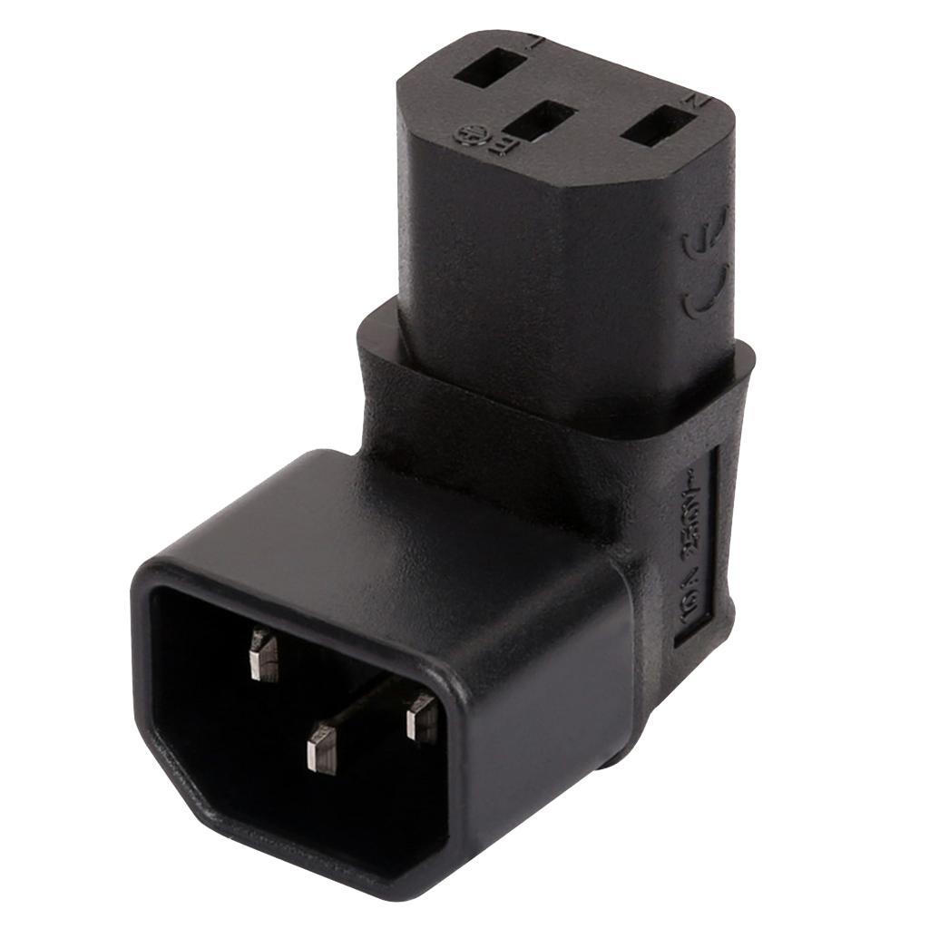 3xIEC320-C14 to C13 Type Transfer Plug Electrical Socket Converter Plug